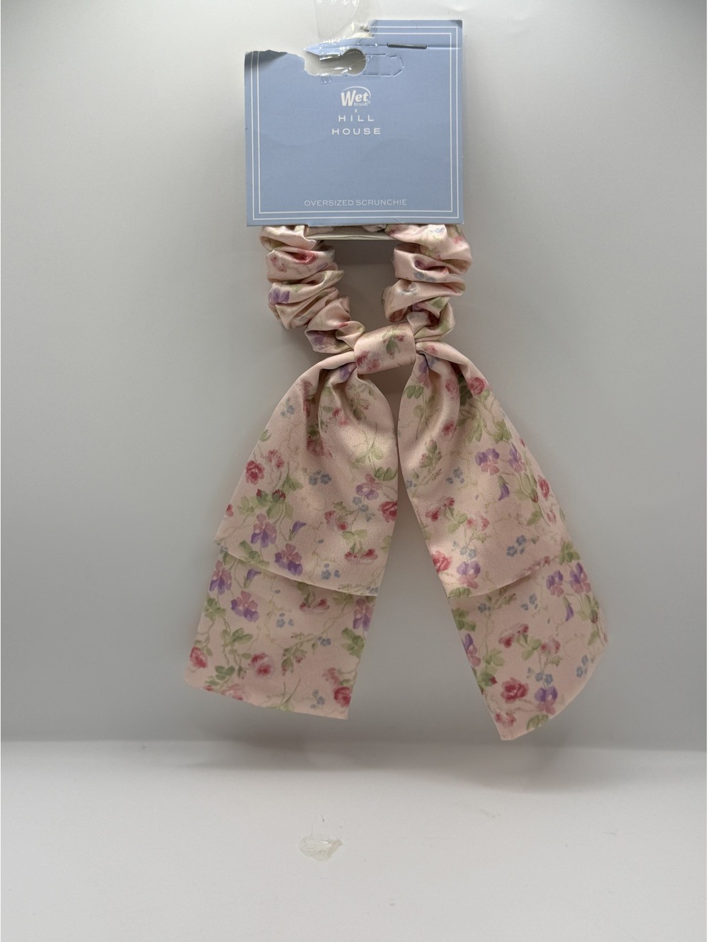 ⭐PICK 3/$15 Wet Brush x Hill House Scarf Bow Scrunchie Pink Floral